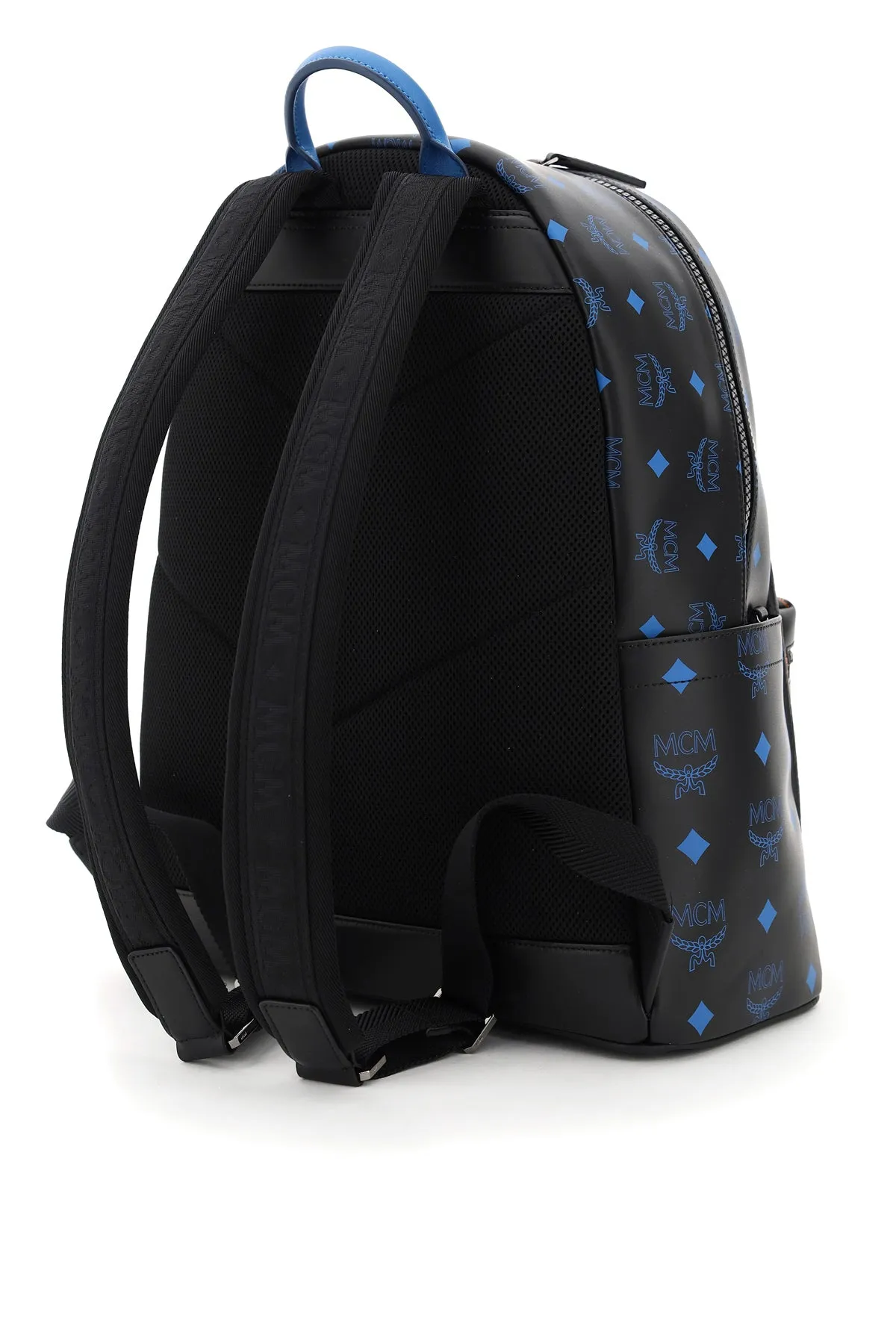 MCM Stark Logo Print Backpack