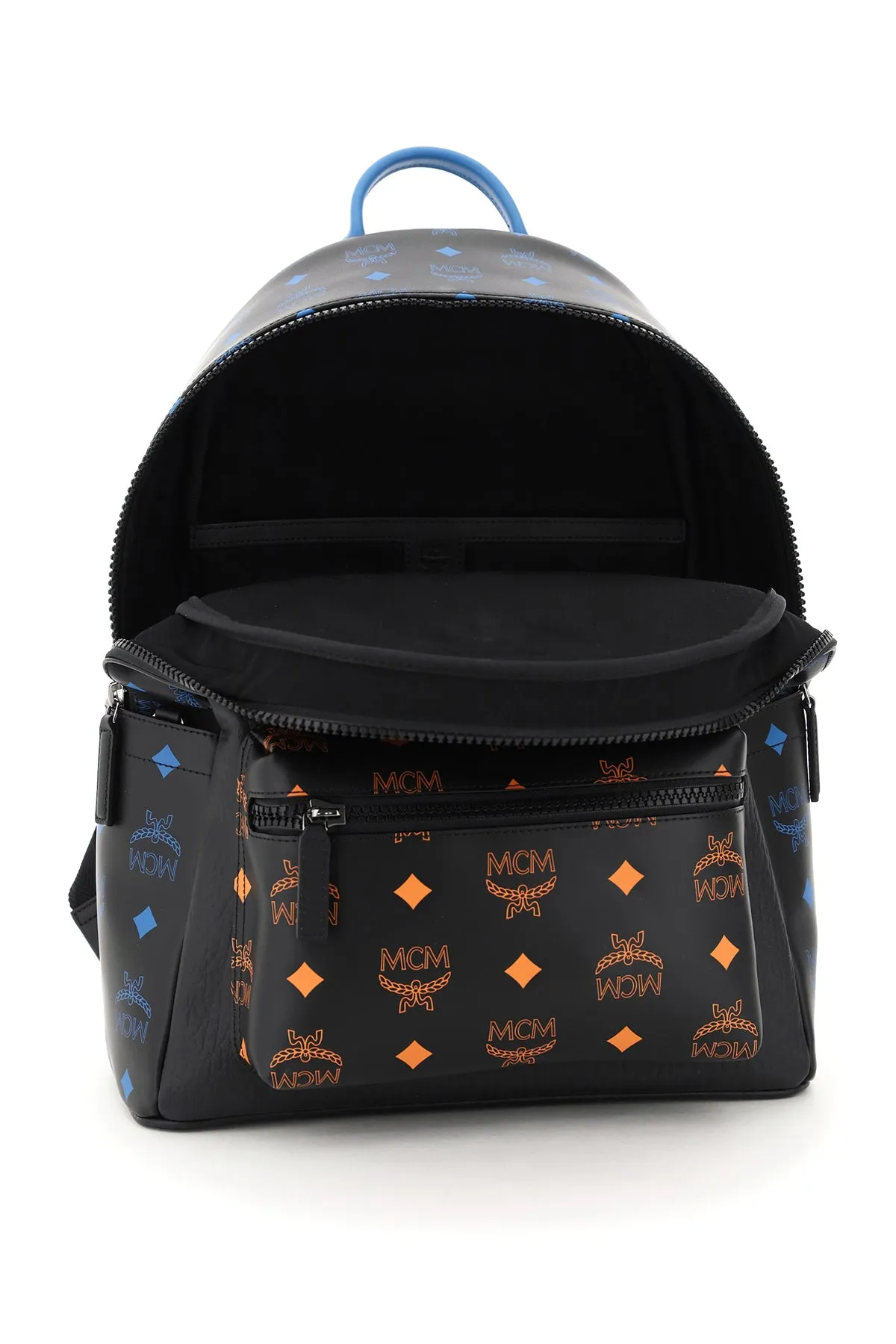 MCM Stark Logo Print Backpack