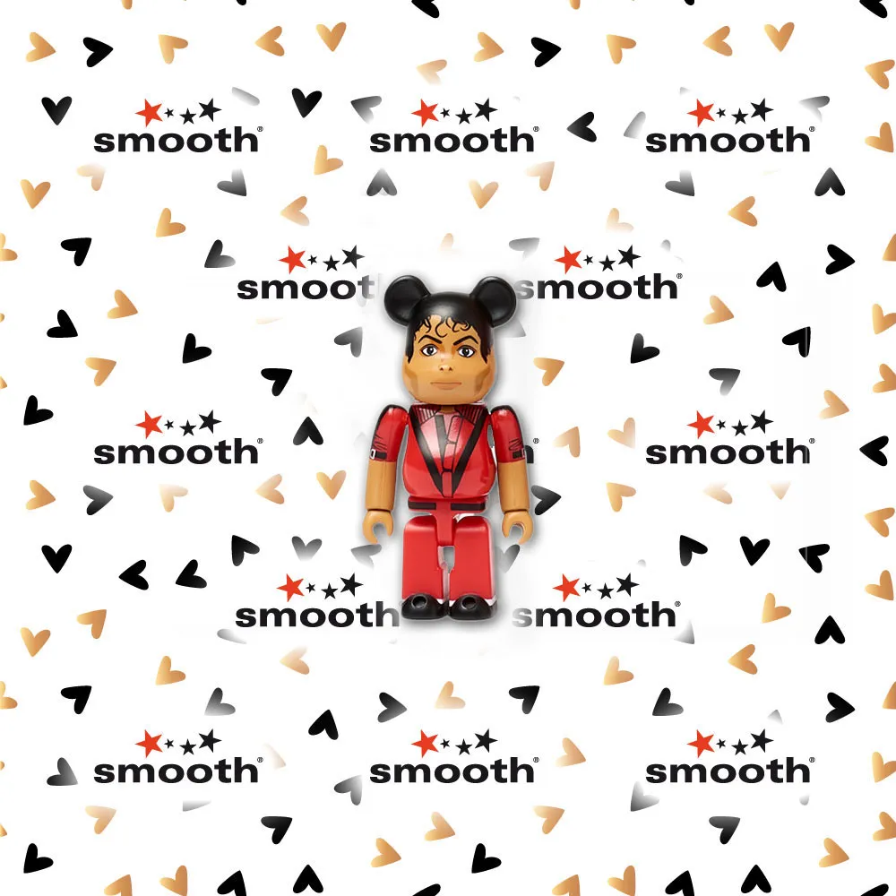 Medicom Toy Michael Jackson Thriller Red Jacket Bearbrick Set 100% 400% Limited Edition