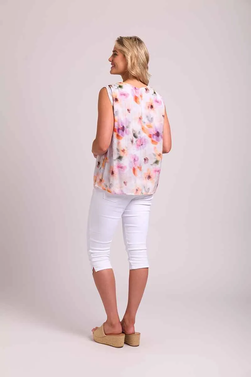 Memo Top Sleeveless Rouched