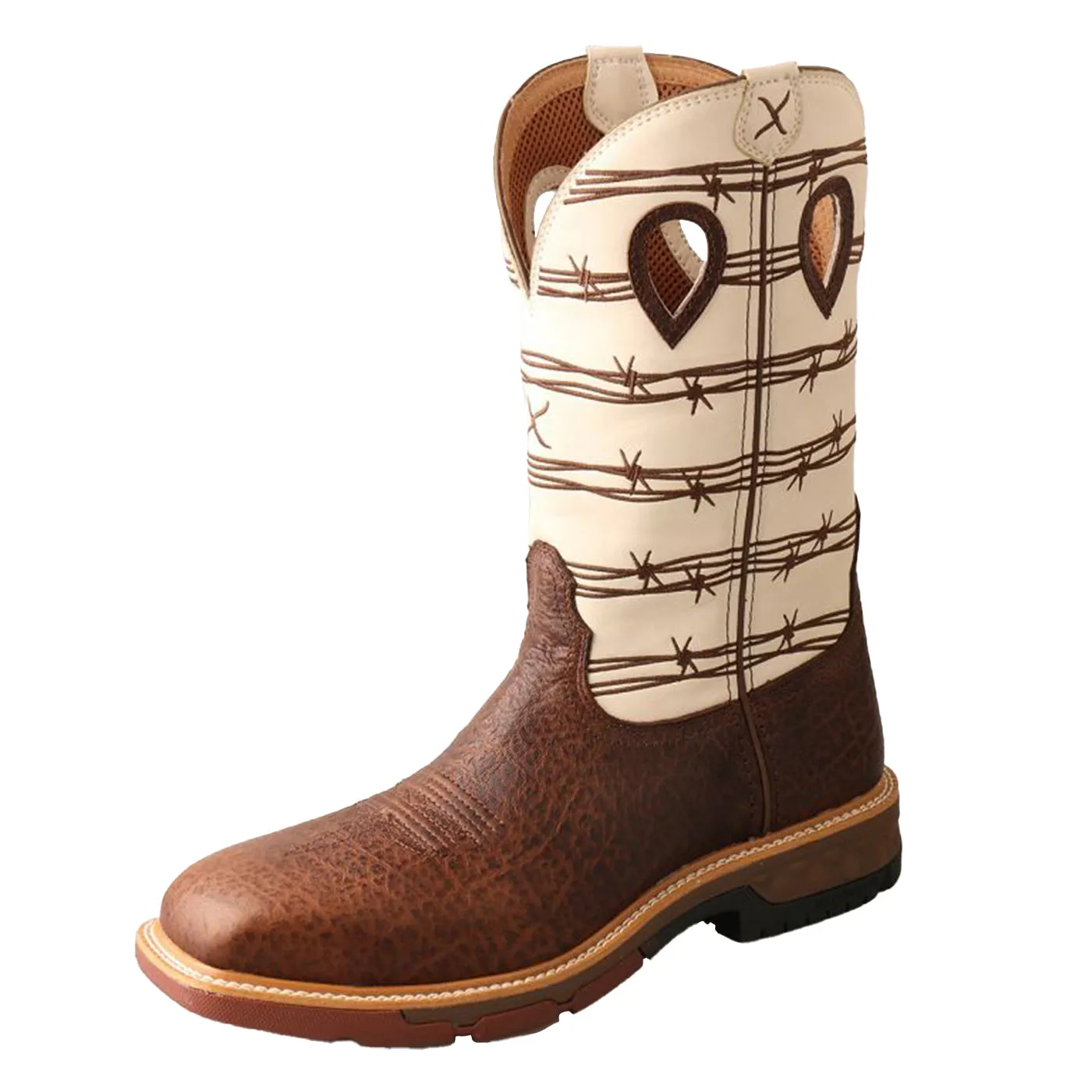 Men's Twisted X Elephant Print Alloy Toe Work Boot