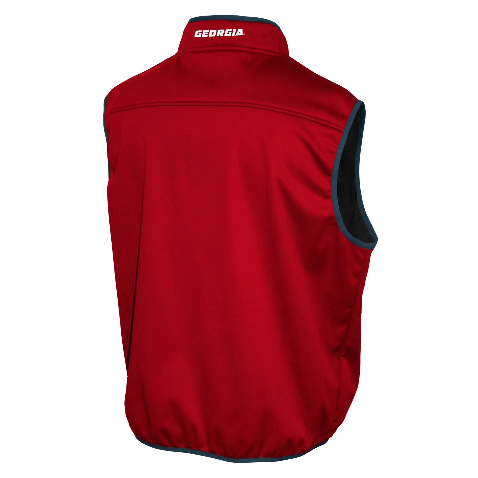 Men's Franchise Club Red Georgia Bulldogs Softshell Full-Zip Vest