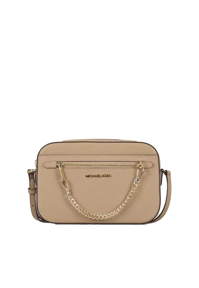 MICHAEL KORS Michael Kors Jet Set Item Crossbody Bag EW Zip Chain In Camel 35S1GTTC7L