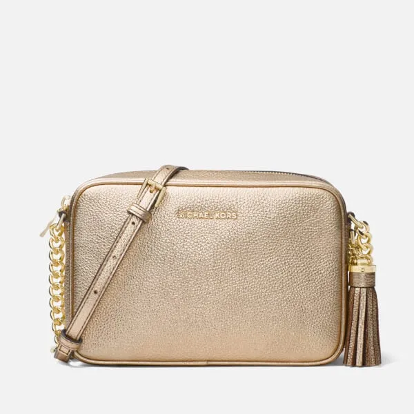 MICHAEL Michael Kors Women's Jet Set Medium Camera Bag - Pale Gold