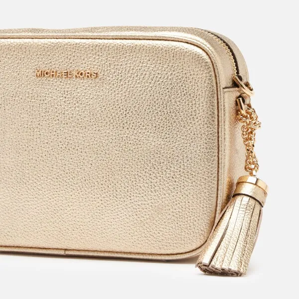 MICHAEL Michael Kors Women's Jet Set Medium Camera Bag - Pale Gold