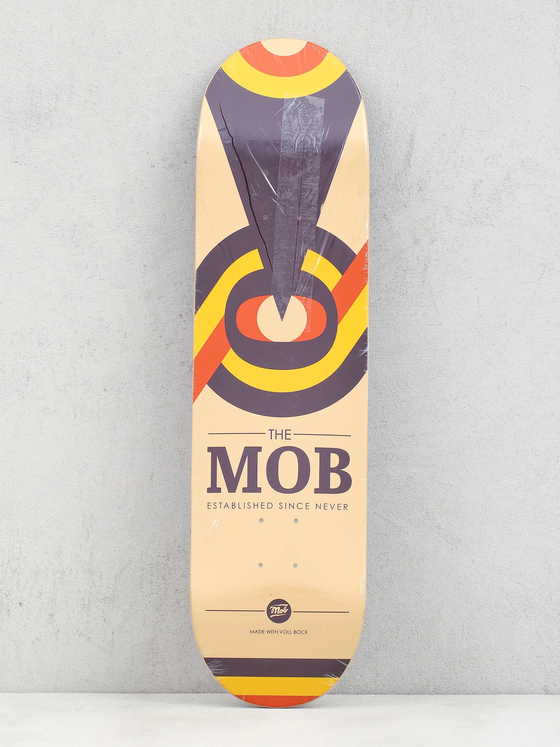 Mob Skateboards Eyechart Deck (sand)