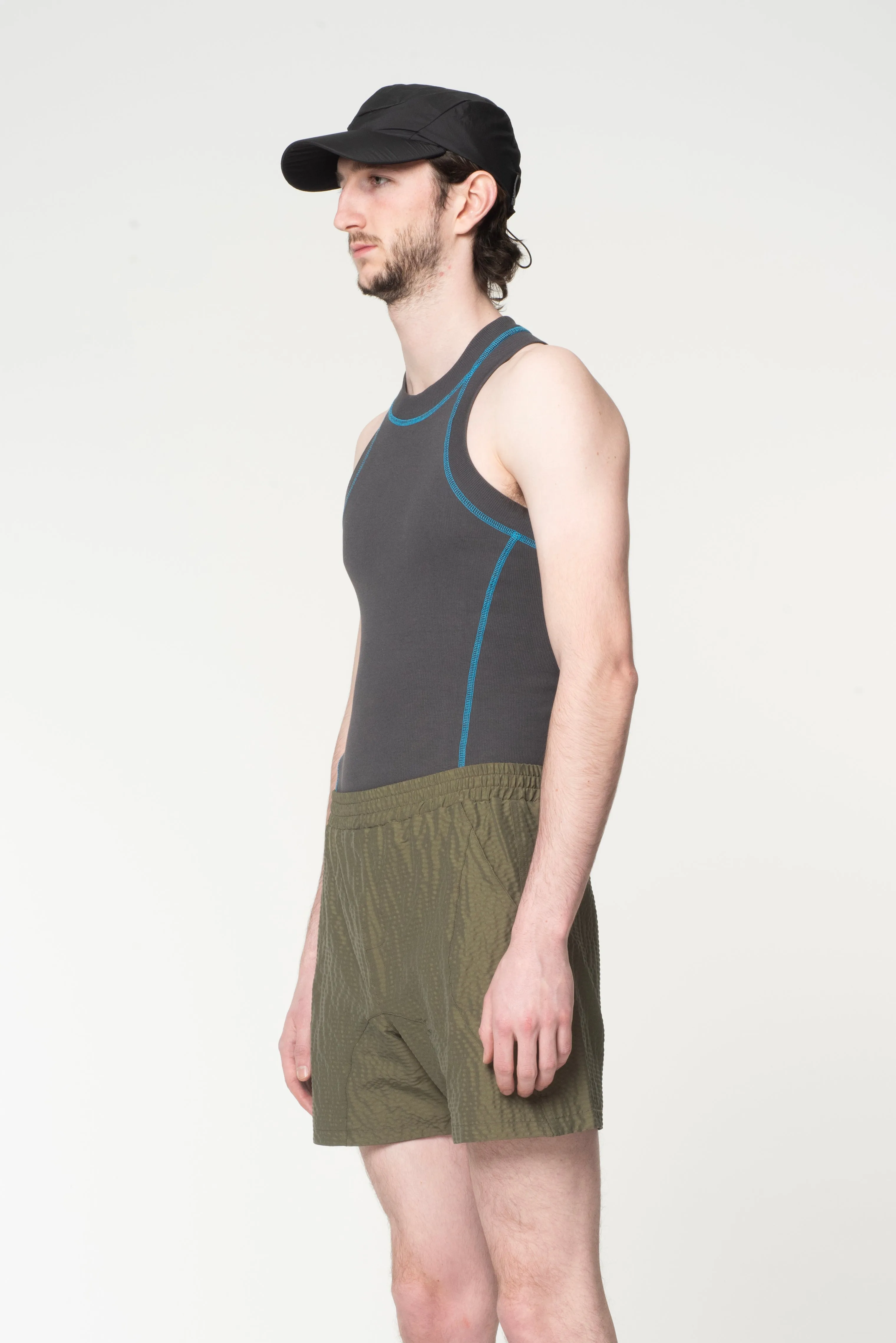 MOVEMENT RIB VEST - ANTHRACITE/ TROPICAL BLUE