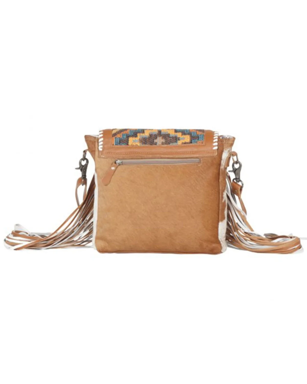 Myra Bag Women's Boho Chic Style Hair-On Hide Crossbody Bag