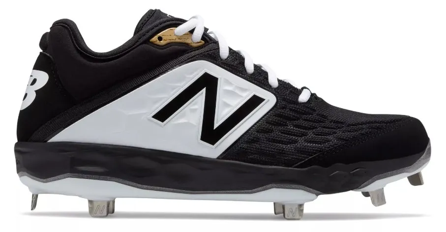 New Balance - Black/White Low-Cut L3000v4 Metal Spikes (L3000BK4)