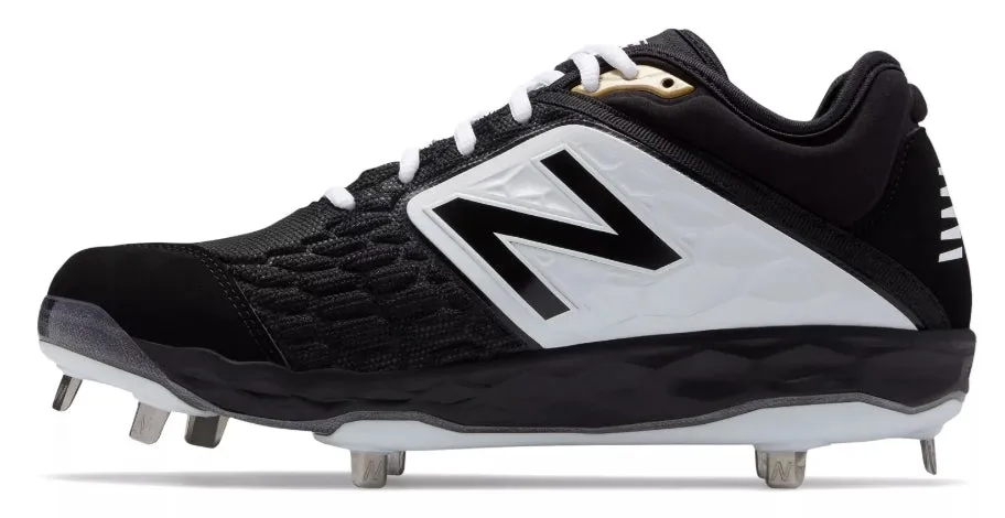 New Balance - Black/White Low-Cut L3000v4 Metal Spikes (L3000BK4)