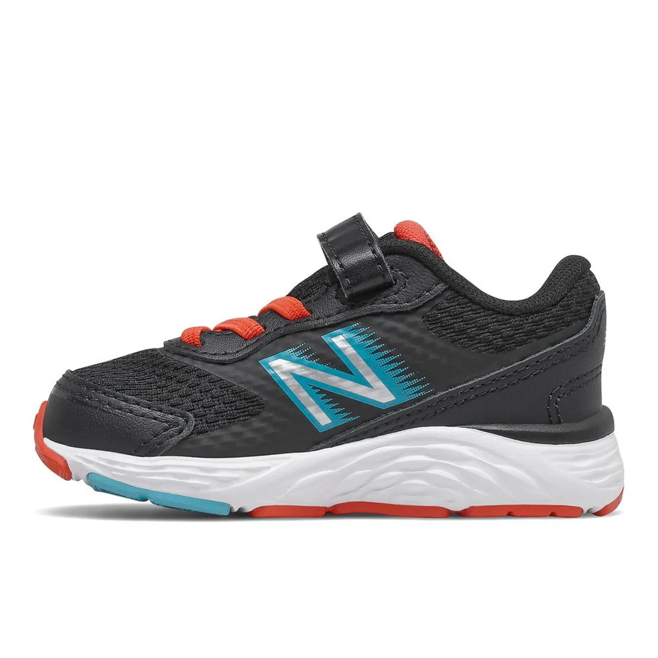 New Balance Infant Bungee 680v6 - Black / Ghost Pepper / Virtual Sky