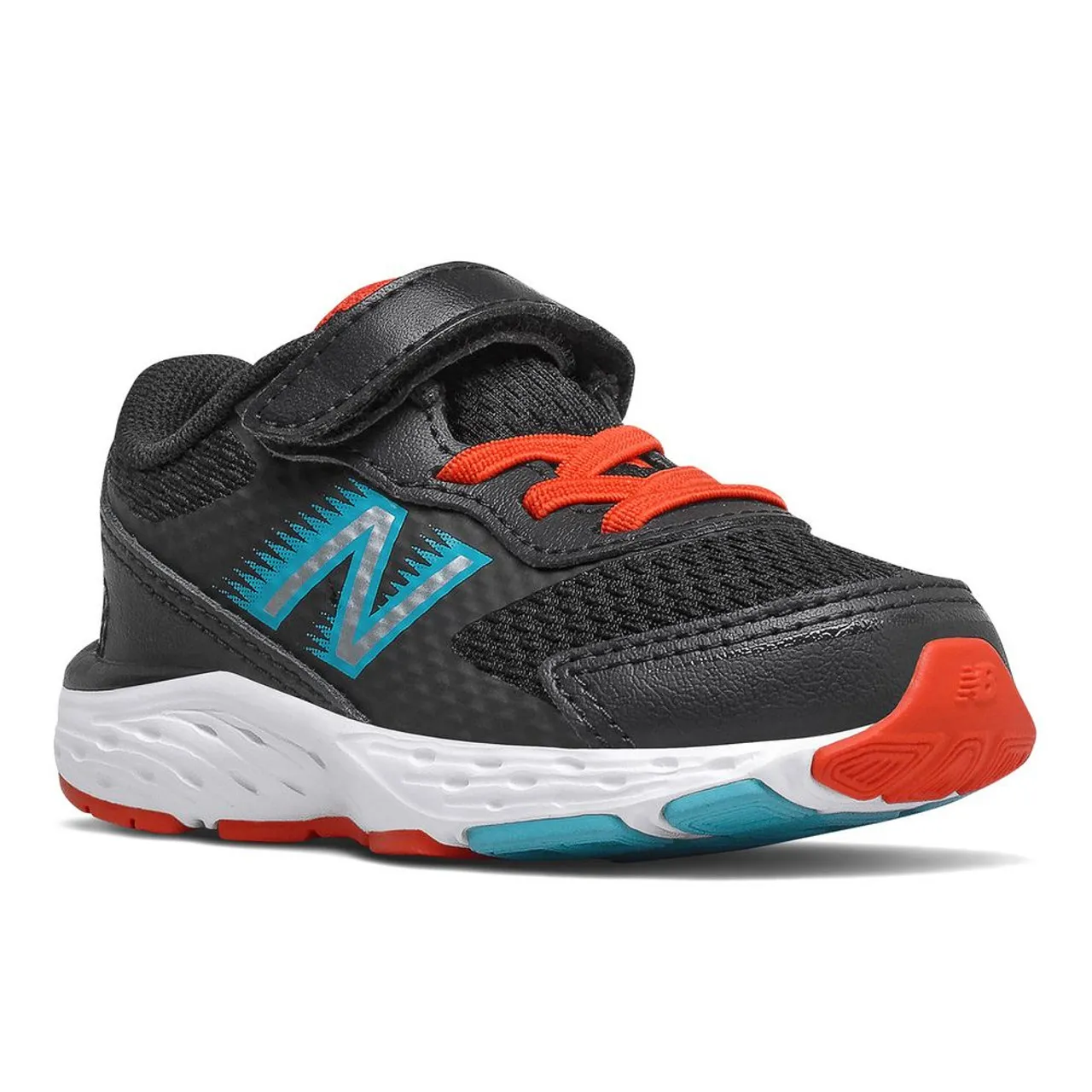 New Balance Infant Bungee 680v6 - Black / Ghost Pepper / Virtual Sky