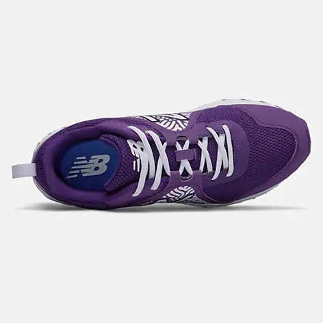 New Balance - Men's White/Purple 3000v5 Fresh Foam Men's Turf (T3000WP5)