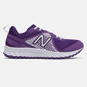 New Balance - Men's White/Purple 3000v5 Fresh Foam Men's Turf (T3000WP5)