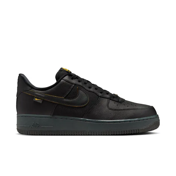 Nike Air Force 1 07, BLACK/UNIVERSITY GOLD-DK SMOKE GREY