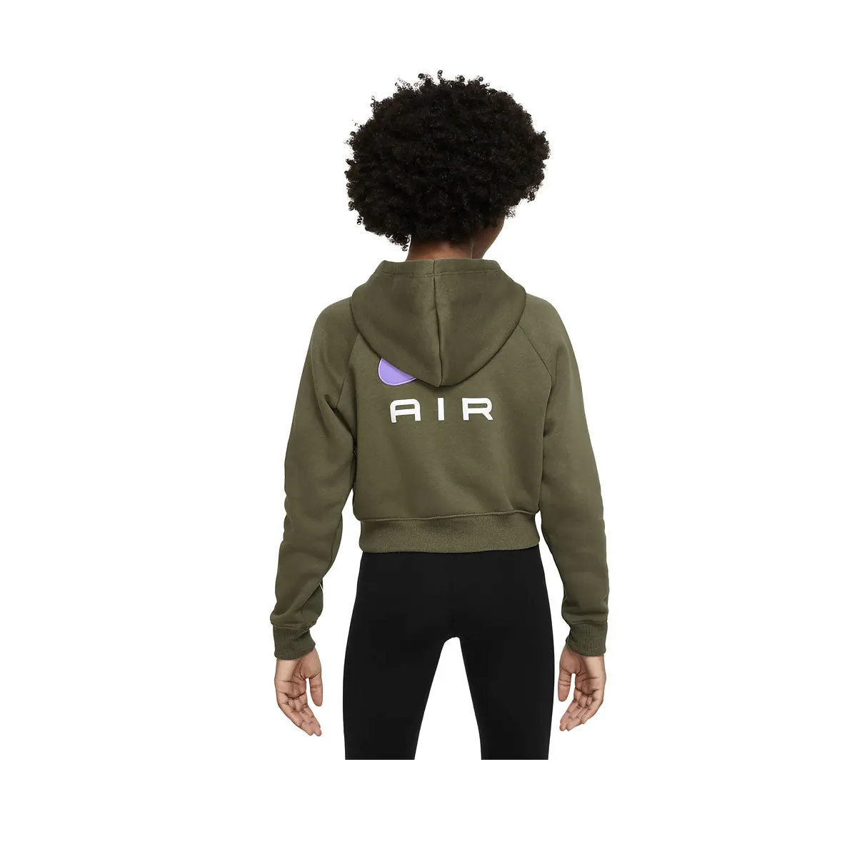 Nike Air Girls French Terry Crop Hoodie