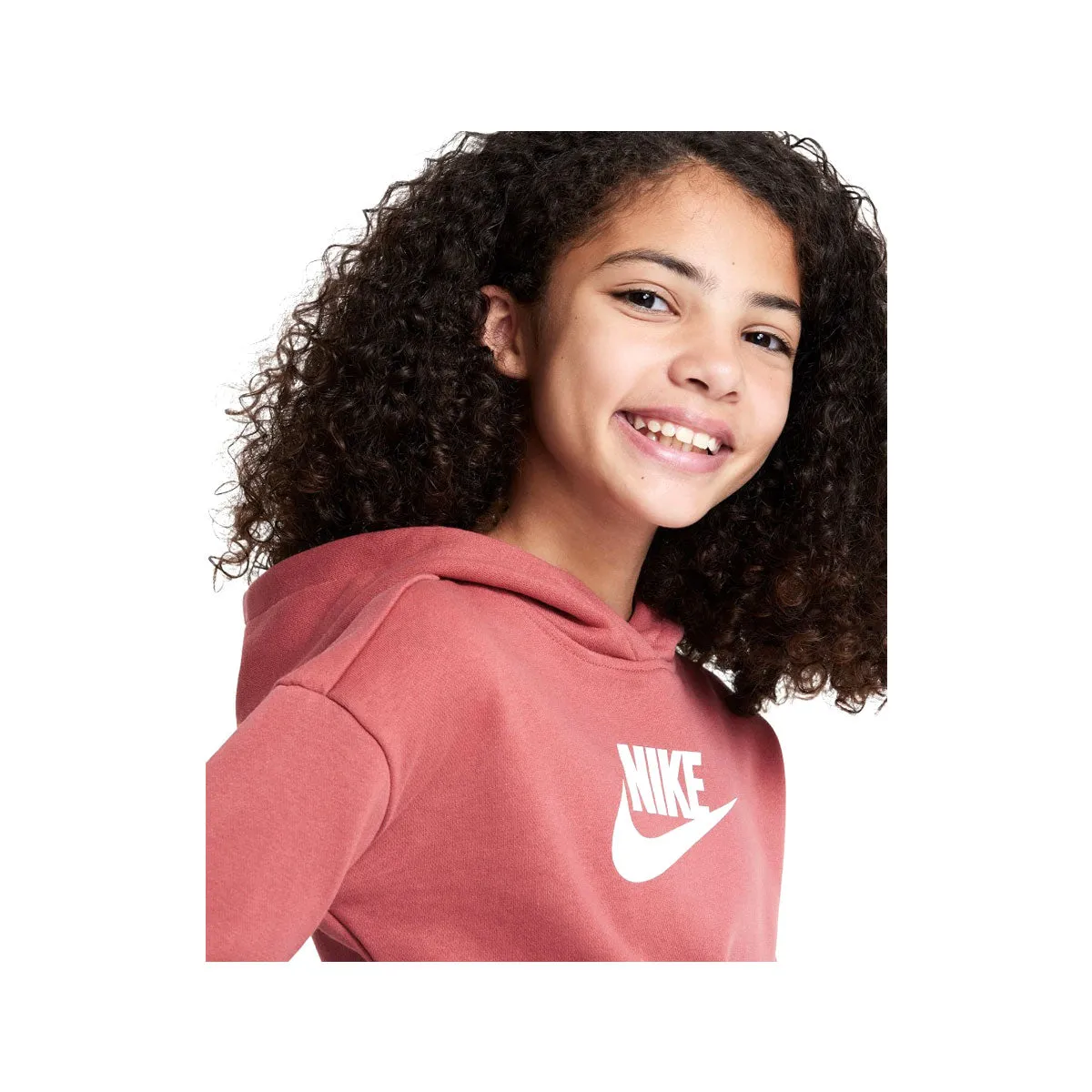 Nike Girl's Winter Club Crop Hoodie