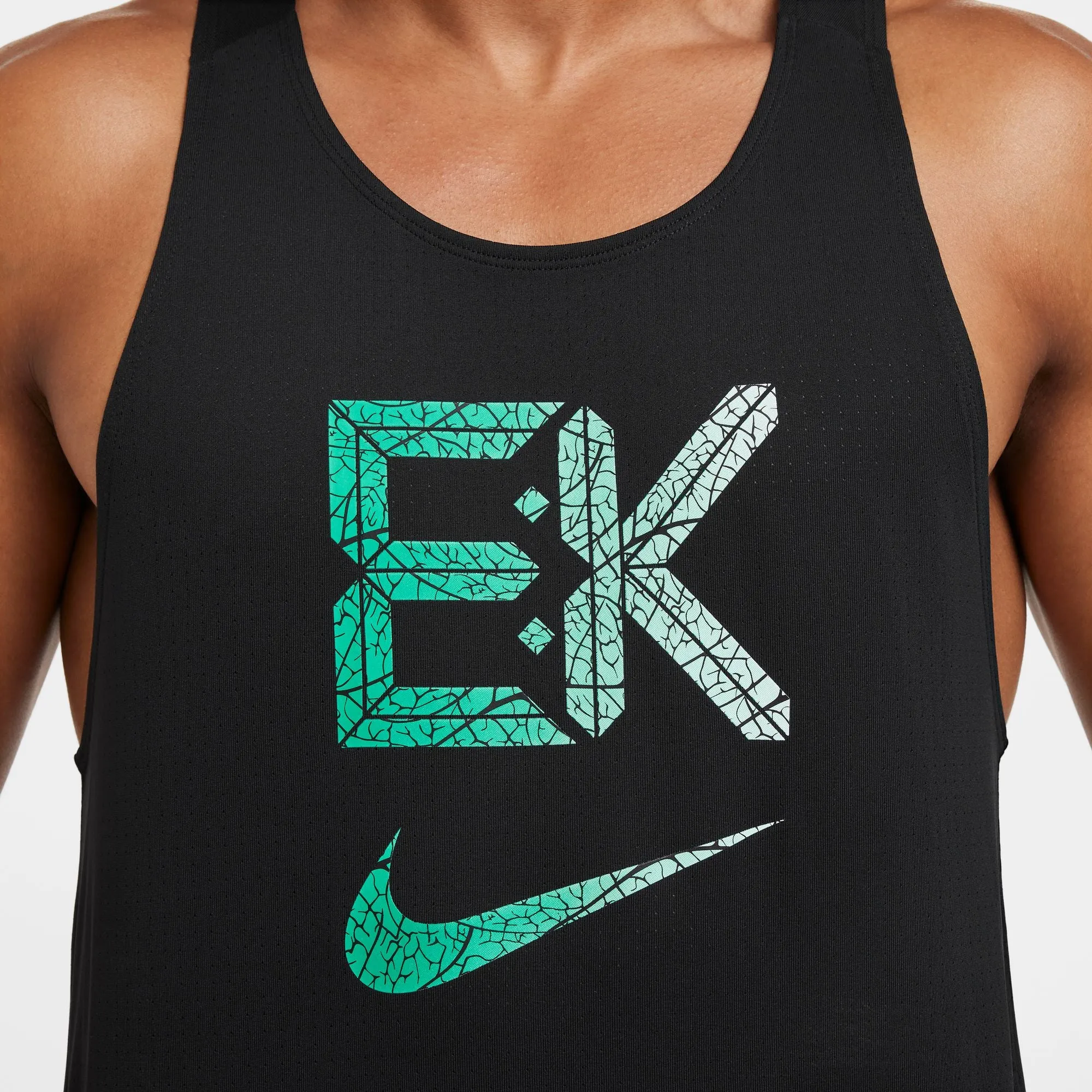 Nike Men's Dri-FIT Fast Kipchoge Running Vest Black / Stadium Green