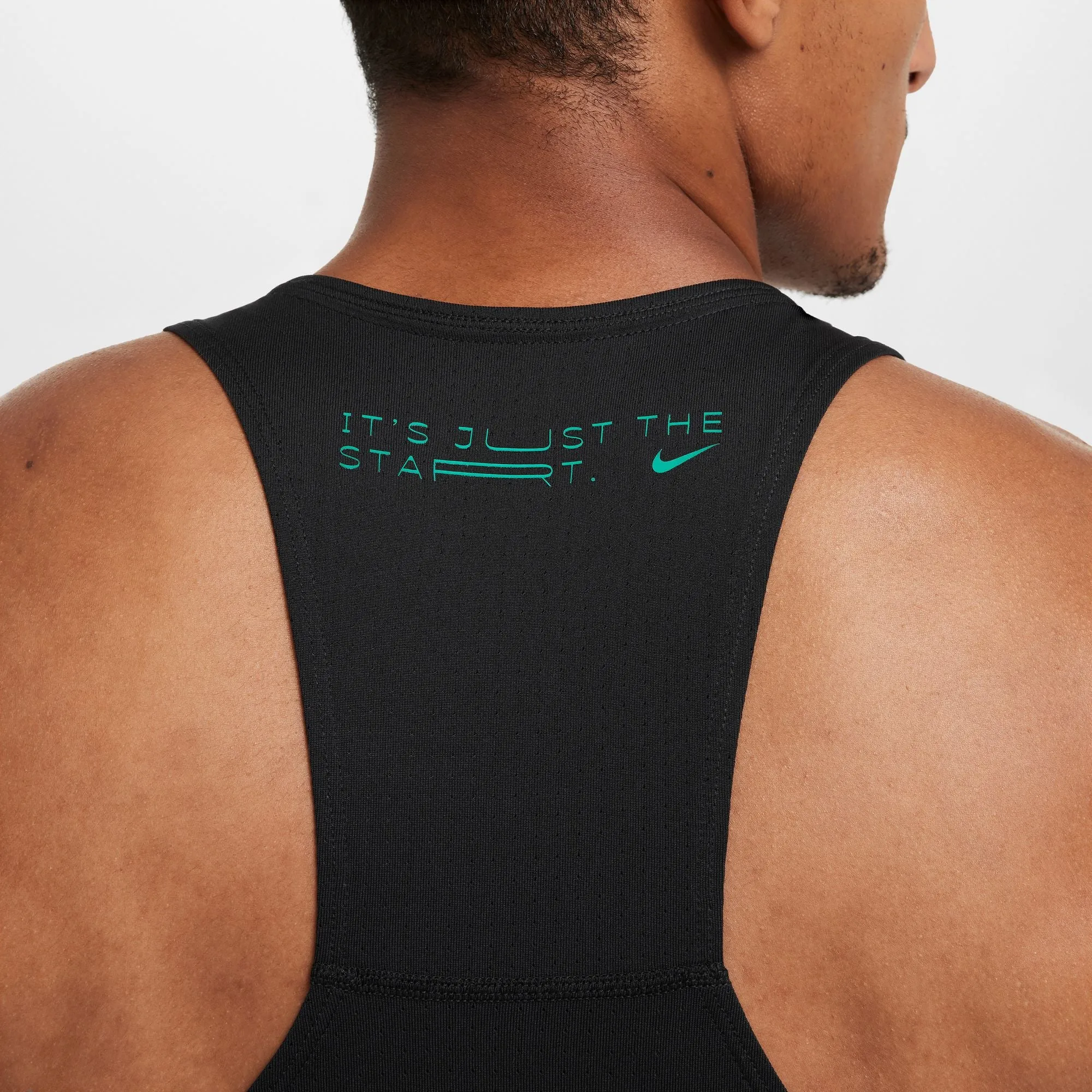 Nike Men's Dri-FIT Fast Kipchoge Running Vest Black / Stadium Green