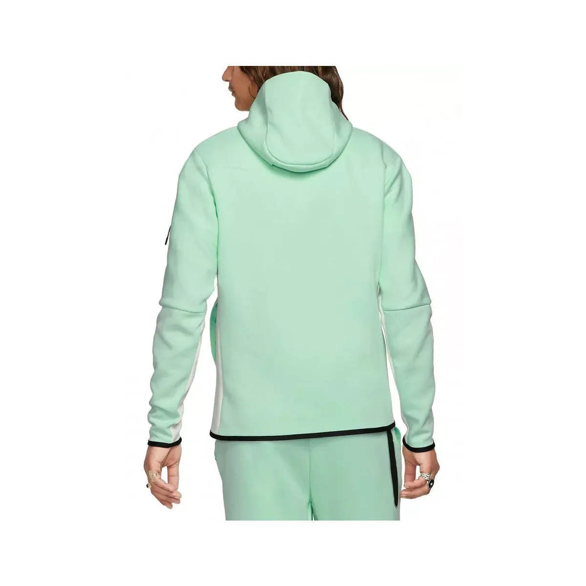 Nike Men's  NSW Tech Fleece Full Zip Hoodie Mint Foam - Standard Fit