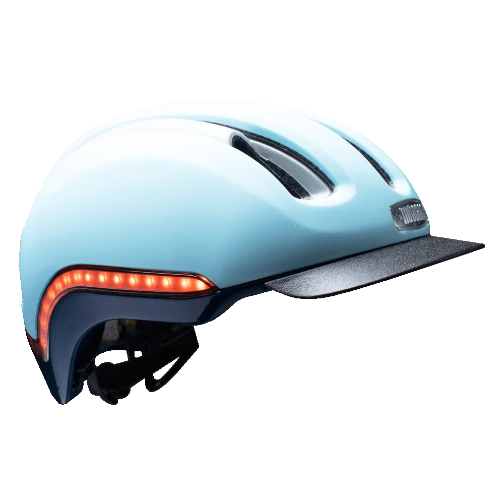 Nutcase Vio Sky Matte Helmet w/MIPS & LED Light (VIO COMMUTE)