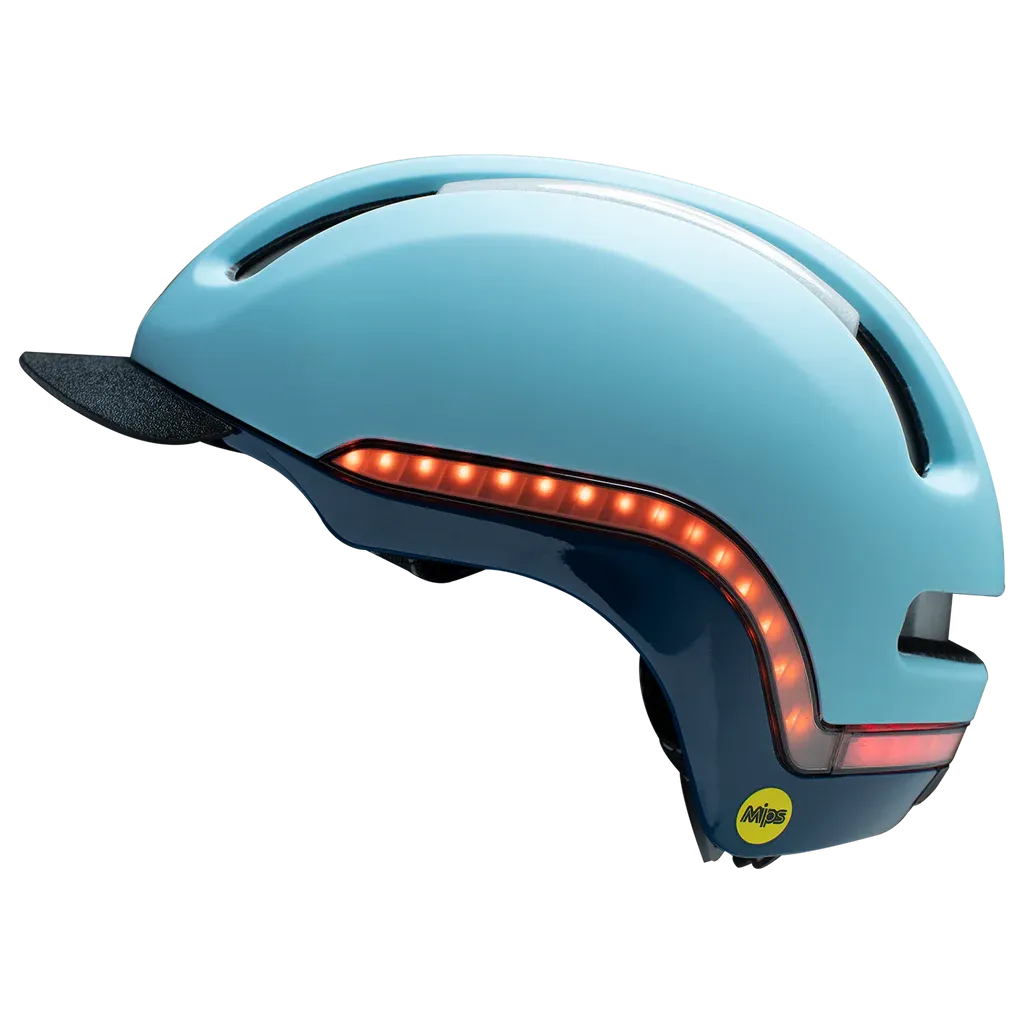 Nutcase Vio Sky Matte Helmet w/MIPS & LED Light (VIO COMMUTE)