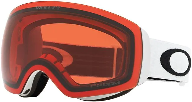 Oakley Mens Ski Goggles Flight Deck XM Matte White Prizm Rose