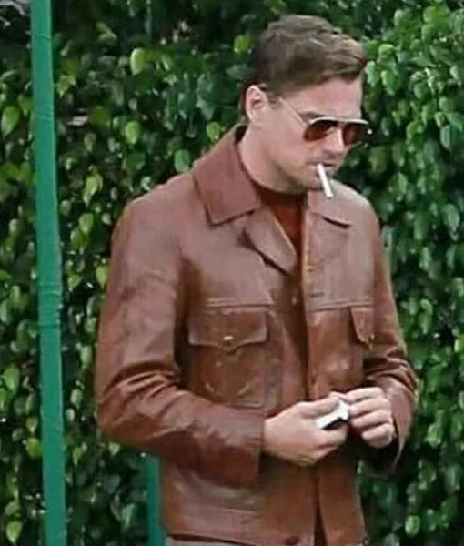 Once Upon a Time in Holloywood's Rick Dalton (Leonardo) Vintage Brown Jacket