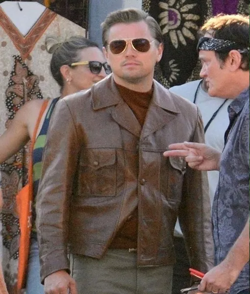 Once Upon a Time in Holloywood's Rick Dalton (Leonardo) Vintage Brown Jacket