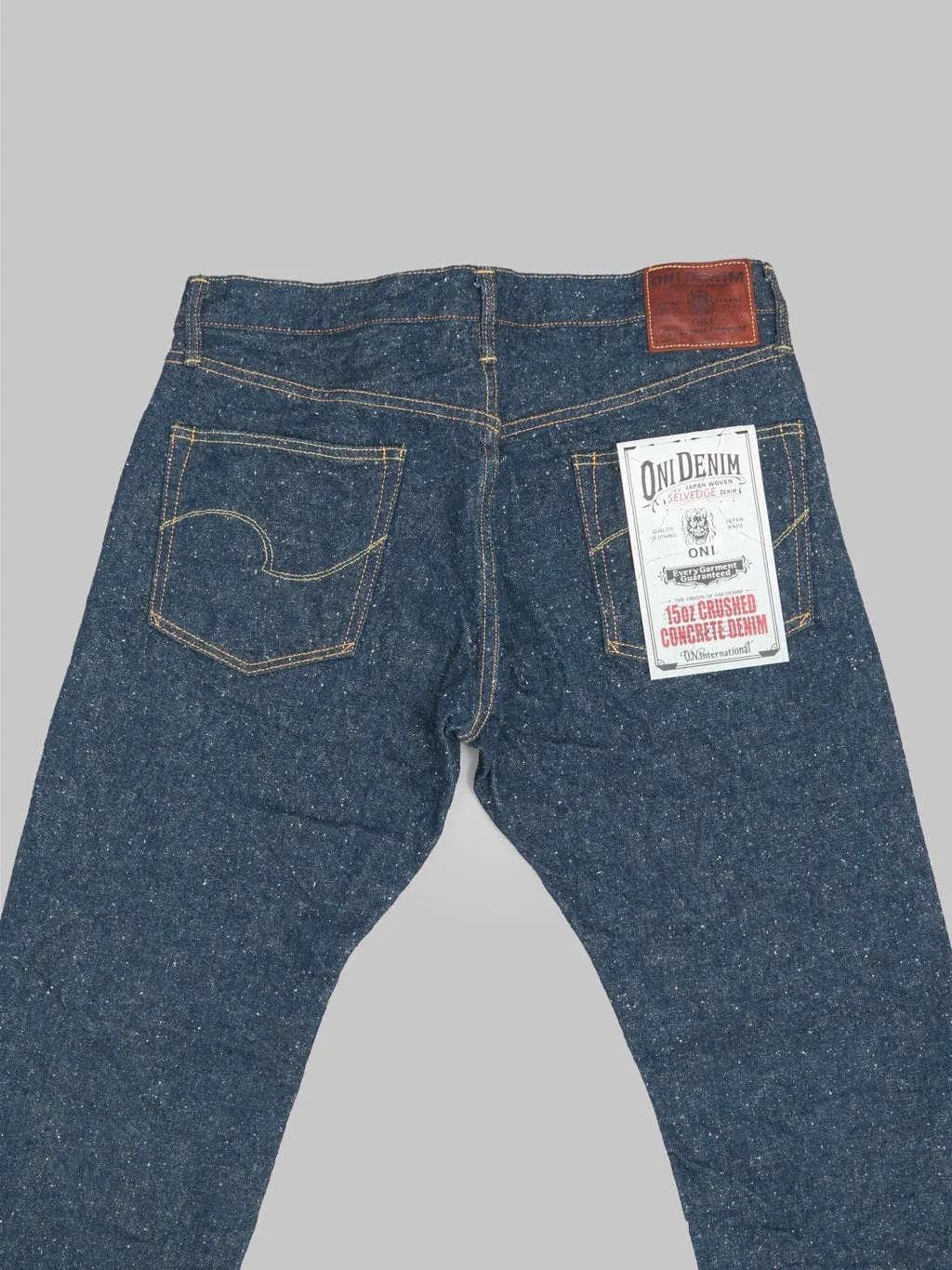 ONI Denim 622-CCD Crushed Concrete Denim 14.7oz Relaxed Tapered Jeans