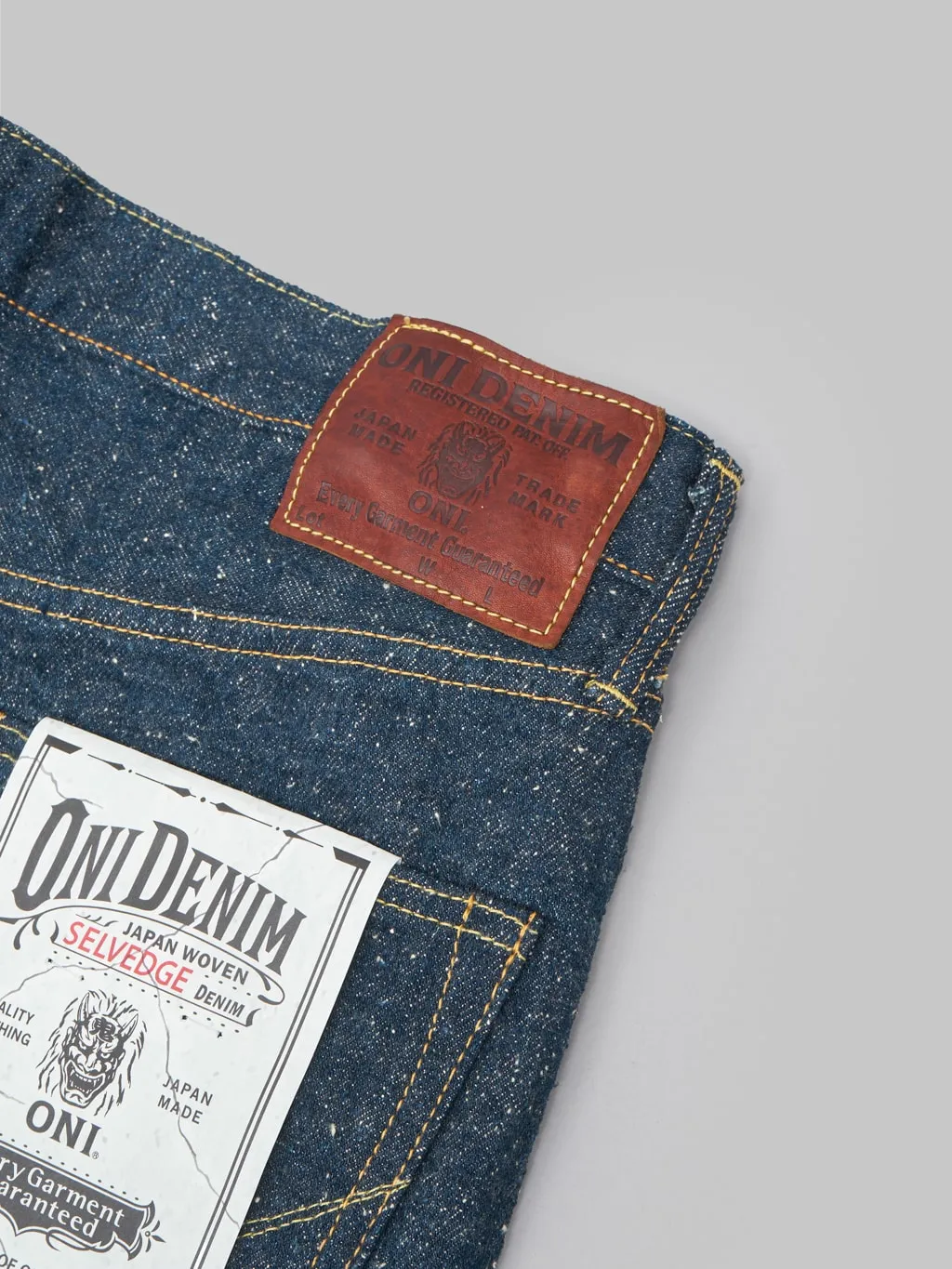 ONI Denim 622-CCD Crushed Concrete Denim 14.7oz Relaxed Tapered Jeans