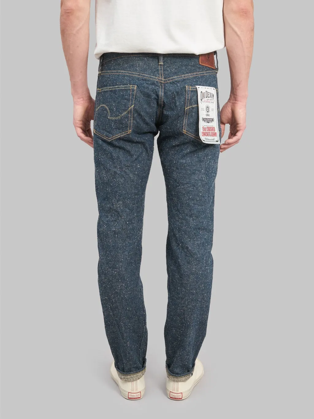 ONI Denim 622-CCD Crushed Concrete Denim 14.7oz Relaxed Tapered Jeans