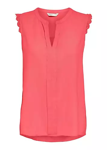 Only Kimmi V-Neck Sleeveless Top | Grattan