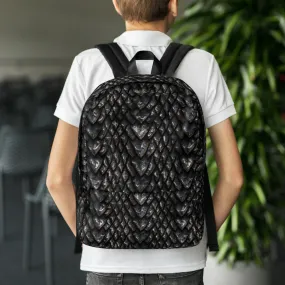 Onyx Dragon Scale Water Resistant Backpack