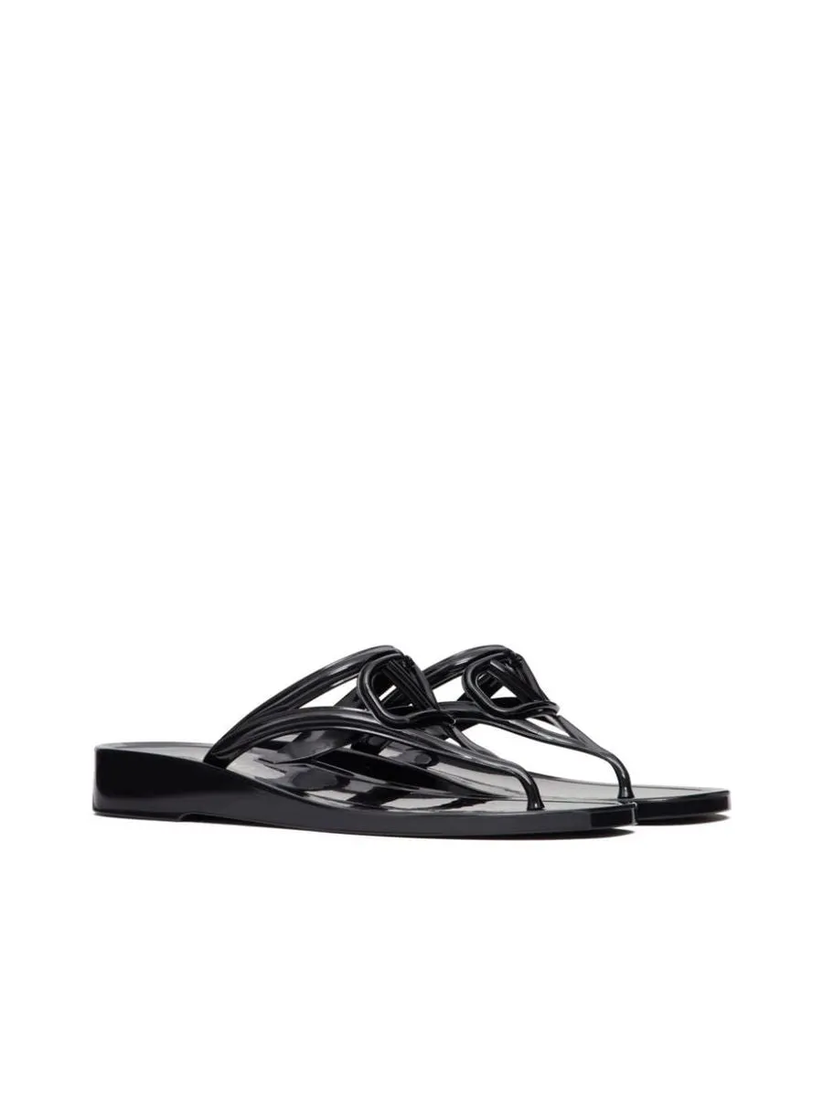 Open Toe Thong Slipon Sandals