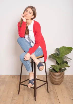 Organic Cotton Pointelle Cardigan