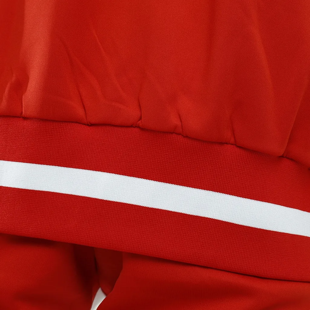 Own The Team Double Stripe Track Jacket Red