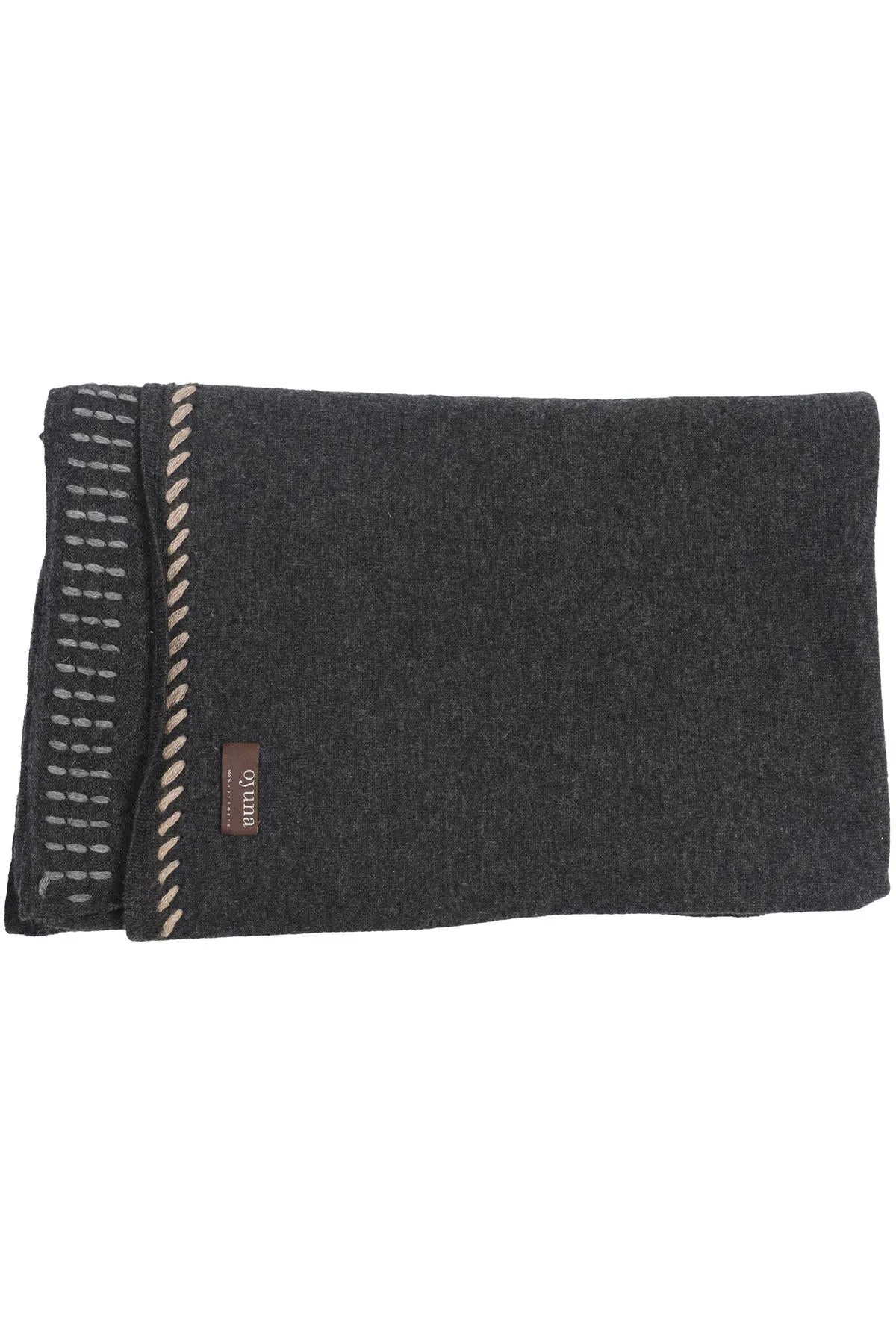 OYUNA GREY CASHMERE BLANKET