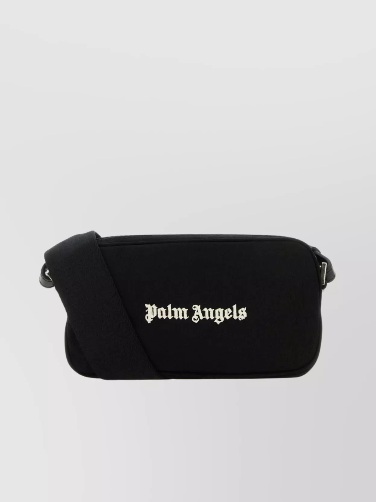 Palm Angels   Textured fabric canvas crossbody bag