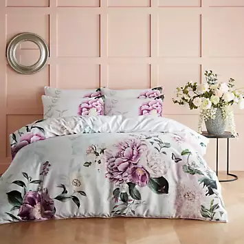 Paoletti Krista Digital Print 200 Thread Count 100% Cotton Duvet Cover Set | Kaleidoscope