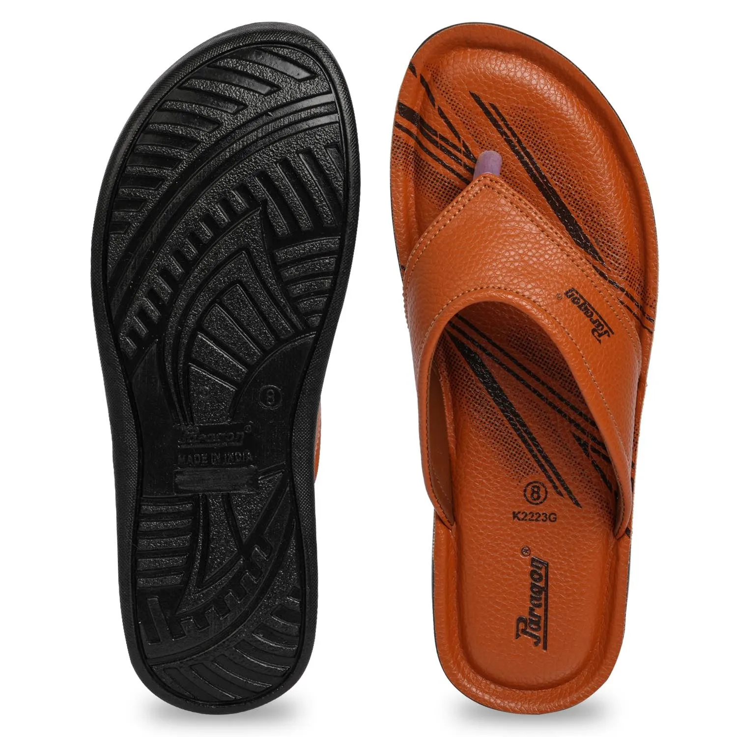 Paragon PUK2223G Men Stylish Sandals | Comfortable Sandals for Daily Outdoor Use | Casual Formal Sandals with Cushioned Soles