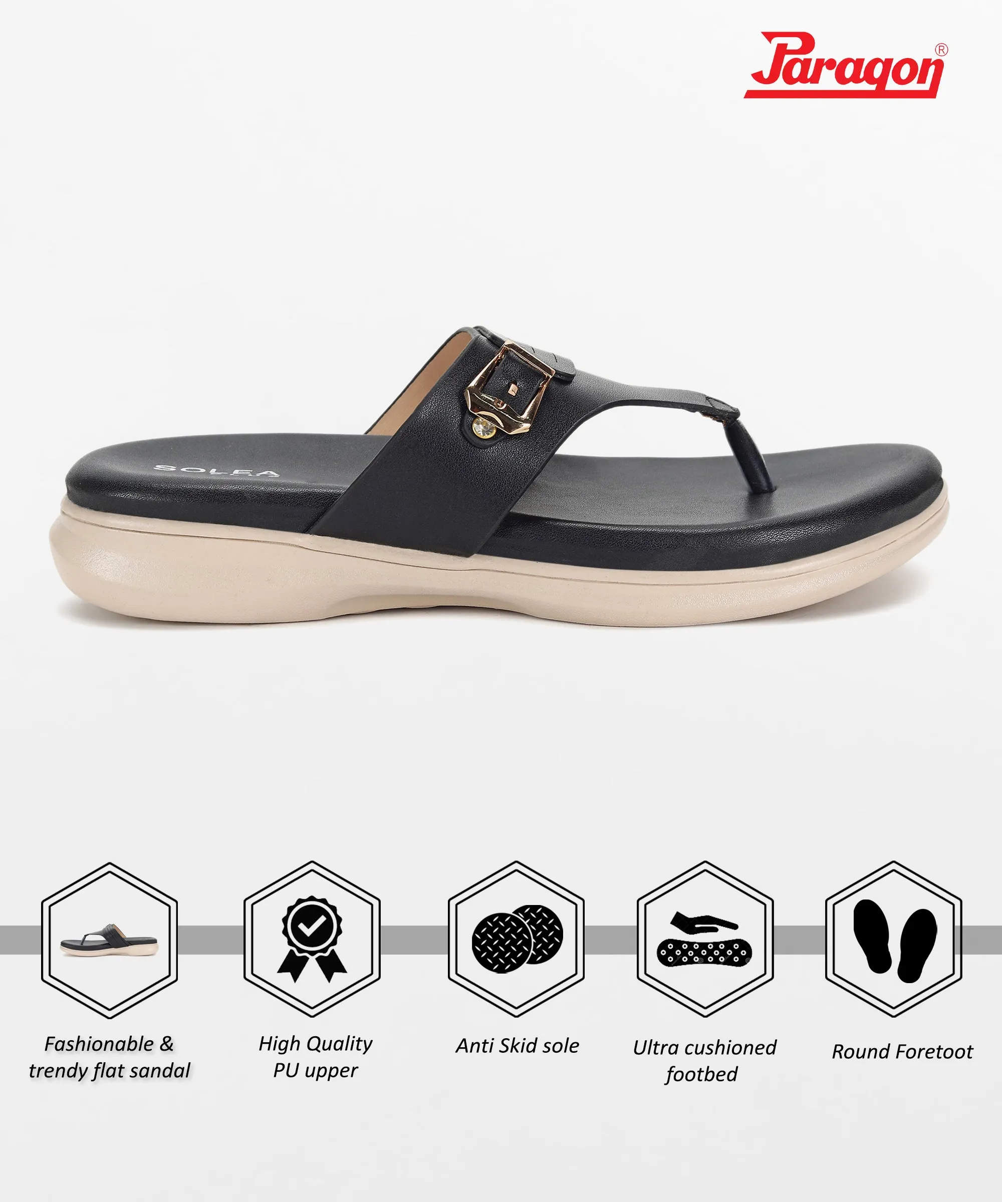 Paragon RK6029L Women Sandals | Casual & Formal Sandals | Stylish, Comfortable & Durable | For Daily & Occasion Wear