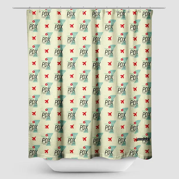 PDX - Shower Curtain