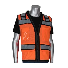 PIP Class 2 Hi Vis Two-Tone Eleven Pocket Surveyors Vest 302-0800D