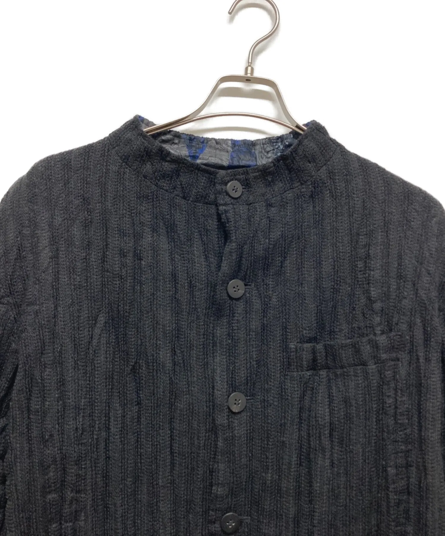 [Pre-owned] ISSEY MIYAKE MEN Reversible jacket with pleated pattern ME71FD103