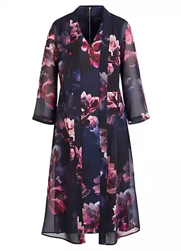 Print Scuba Dress and Pleat Back Jacket by Kaleidoscope | Look Again