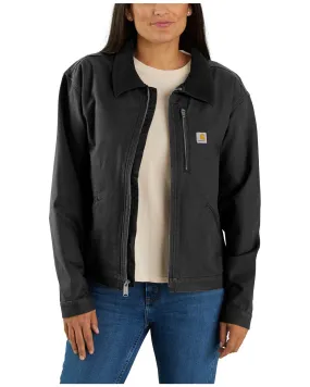 Product Name:  Carhartt Women's Rugged Flex® Loose Fit Canvas Detroit Jacket - Plus