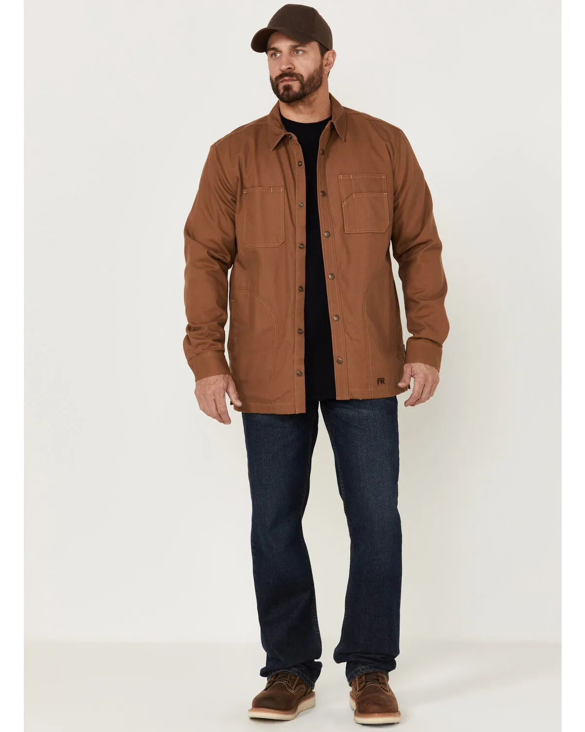 Product Name:  Cody James Men's FR Duck Line Work Snap Shirt Jacket