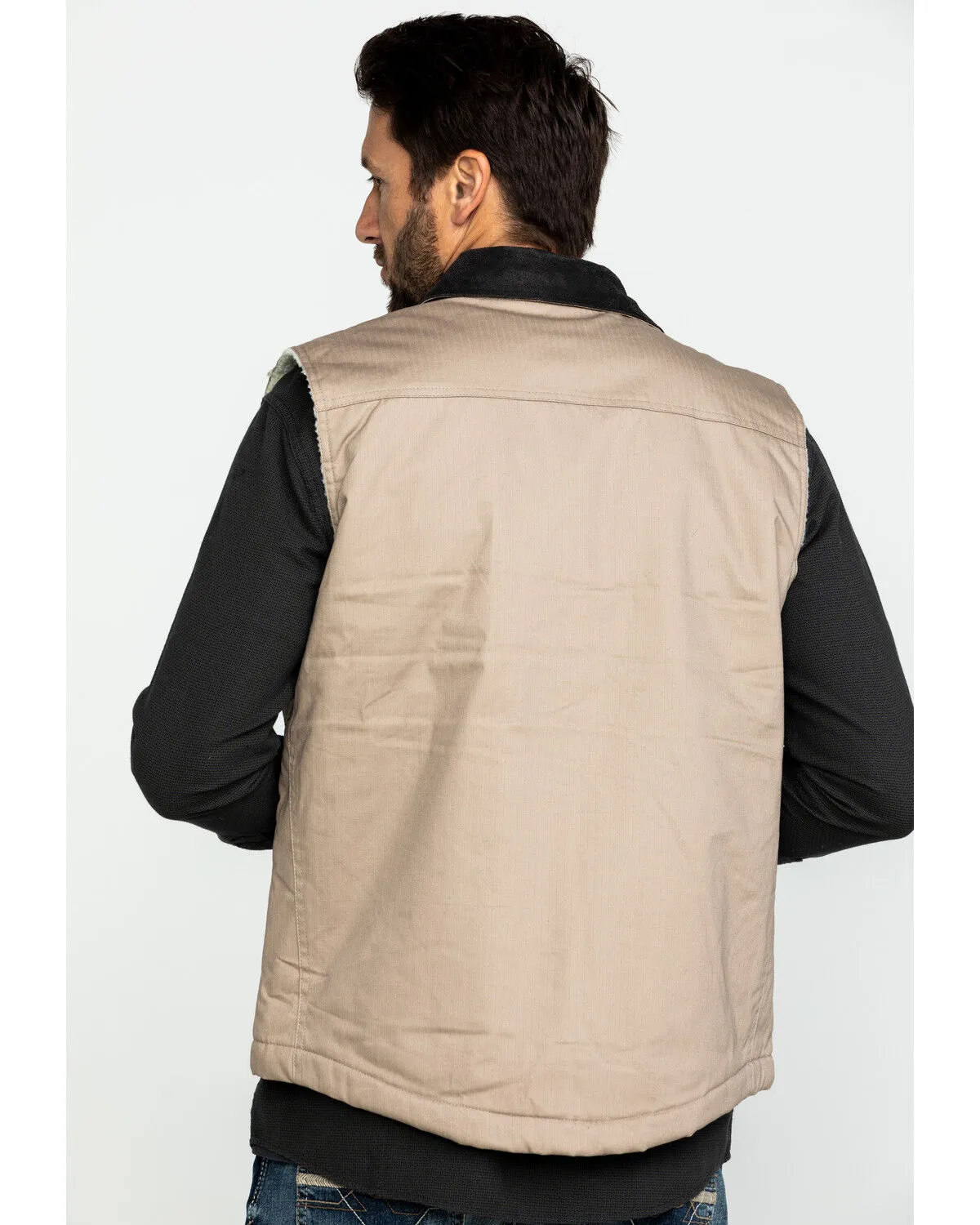 Product Name:  Cody James Men's Tan Ranchero Timberwolf Canvas Vest