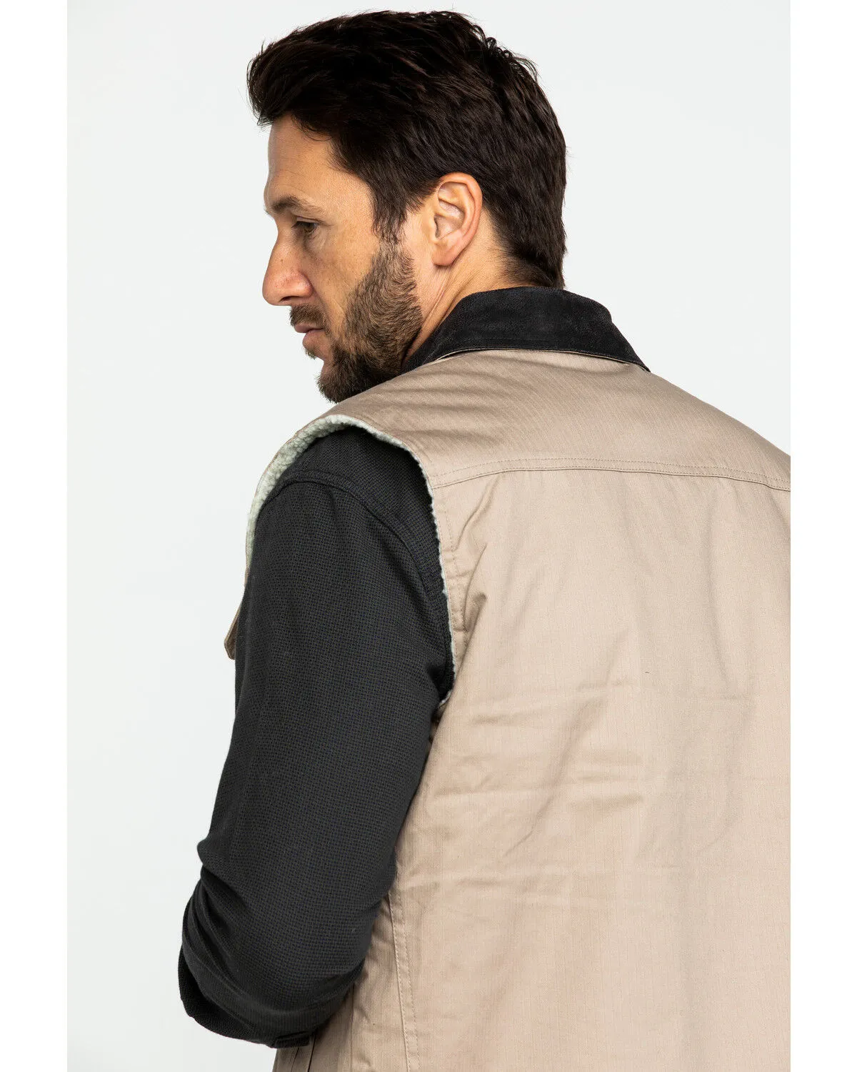 Product Name:  Cody James Men's Tan Ranchero Timberwolf Canvas Vest